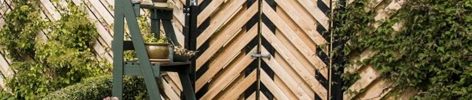 Havelåge med skrå beklædning